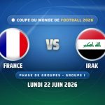 Coupe du monde de football 2026 France / Irak