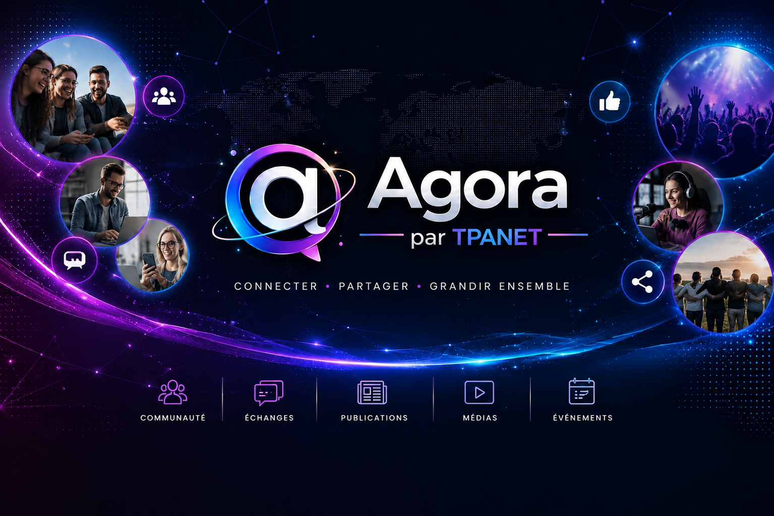 Agora , votre nouveau réseau social gratuit en France.