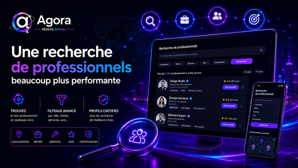 Agora : un réseau social pensé pour les entreprises françaises