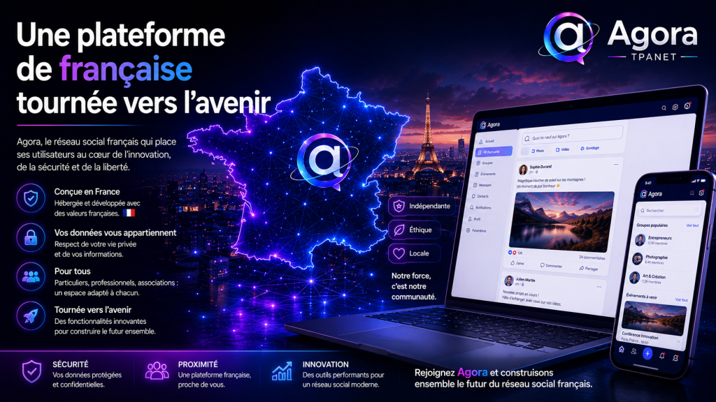 Agora : la meilleure alternative à Facebook pour les professionnels et les particuliers
