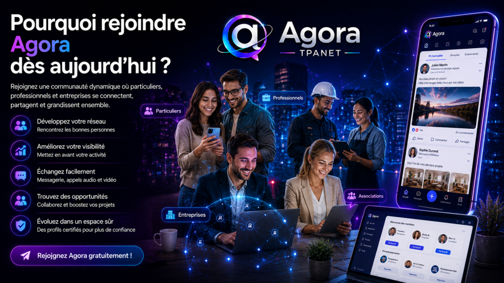 Agora : la meilleure alternative à Facebook pour les professionnels et les particuliers