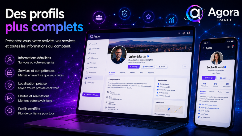 Agora : la meilleure alternative à Facebook pour les professionnels et les particuliers