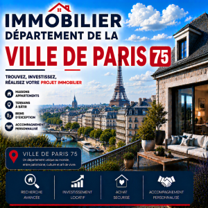 Immobilier du département de la Ville de Paris 75