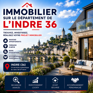 Immobilier sur le département de l'Indre 36