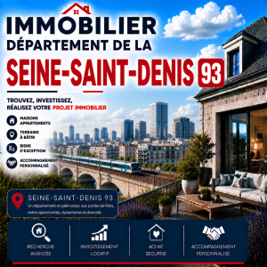 Immobilier du département de la Seine saint Denis 93